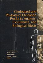 Cholesterol And Phytosterol Oxidation Products Analysis Occurrence And Biological Effects Francesc Guardiola