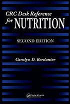 Crc Desk Reference For Nutrition 2nd Carolyn D Berdanier