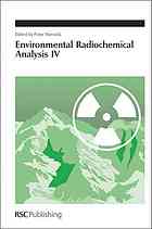 Environmental Radiochemical Analysis Iv Peter Warwick