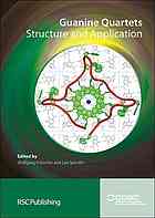Guanine Quartets Structure And Application Wolfgang Fritzsche