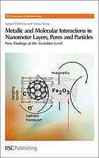 Metallic And Molecular Interactions In Nanometer Layers Pores And Particles New Findings At The Yoctolitre Level Jurgenhinrich Fuhrhop Tianyu Wang