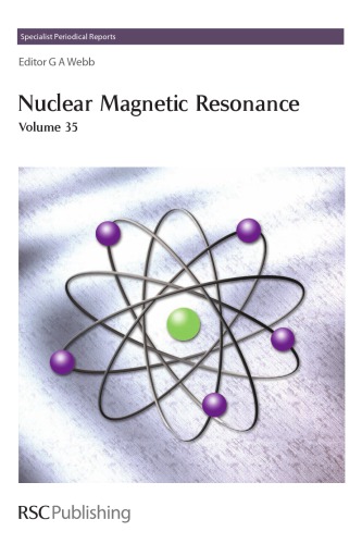Nuclear Magnetic Resonance Vol 35 G A Webb Cynthia J Jameson Hiroyuki Fukui