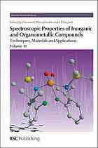 Spectroscopic Properties Of Inorganic And Organometallic Compounds Techniques Materials And Applications Volume 41 John Yarwood R Douthwaite S B Duckett H J Bakker Et Al