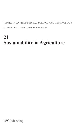 Sustainability In Agriculture W Michael Foster Daniel L Costa