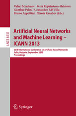 Artificial Neural Networks And Machine Learning Icann 2013 23rd International Conference On Artificial Neural Networks Sofia Bulgaria September 1013 2013 Proceedings 1st Edition Botond Attila Bcsi