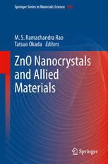Zno Nanocrystals And Allied Materials 1st Edition E Senthil Kumar