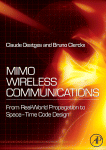 Mimo Wireless Communications From Realworld Propagation To Spacetime Code Design Claude Oestges And Bruno Clerckx Auth