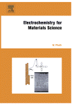Electrochemistry For Materials Science Waldfried Plieth Auth
