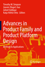 Advances In Product Family And Product Platform Design Methods Applications 1st Edition Zhila Pirmoradi