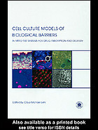 Cell Culture Models Of Biological Barriers In Vitro Test C M Lehr
