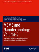 Mems And Nanotechnology Volume 5 Proceedings Of The 2013 Annual Conference On Experimental And Applied Mechanics 1st Edition Ningning Du