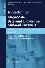 Transactions On Largescale Data And Knowledgecentered Systems X Special Issue On Database And Expertsystems Applications 1st Edition Idir Aitsadoune