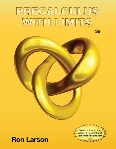 Precalculus With Limits 3rd Edition Ron Larson