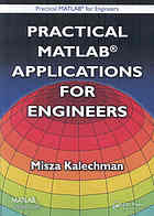 Practical Matlab Applications For Engineers Misza Kalechman