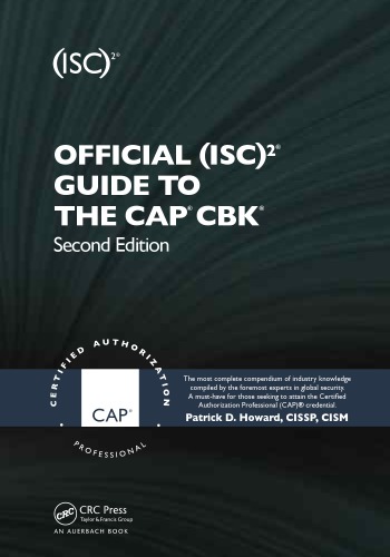 Official Isc Guide To The Cap Cbk Patrick D Howard