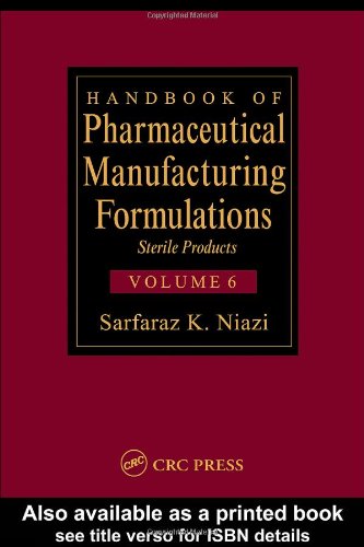 Handbook Of Pharmaceutical Manufacturing Formulations Volume 2 Of 6 Uncompressed Solid Products Sarfaraz K Niazi