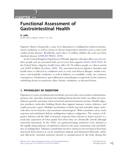 Bioactive Food As Dietary Interventions For Liver And Gastrointestinal Disease Ronald Ross Watson