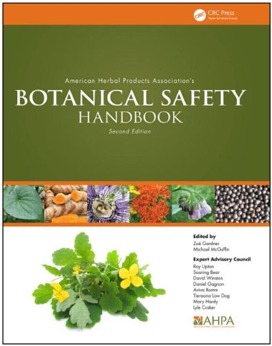 American Herbal Products Associations Botanical Safety Handbook 2nd Zo Gardner