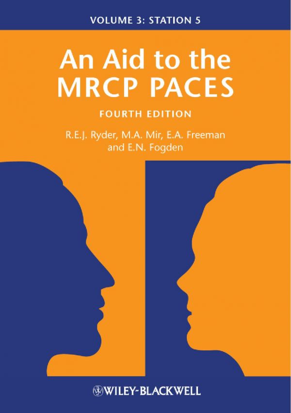 An Aid To The Mrcp Paces Volume 3 Station 5 4th Robert E J Ryder