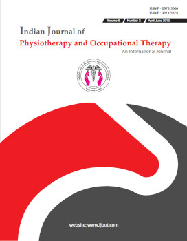 Indian Journal Of Physiotherapy Occupational Therapy April June 2012 Archna Sharma