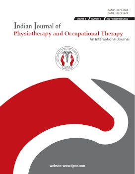 Indian Journal Of Physiotherapy Occupational Therapy July September 2011 Archna Sharma