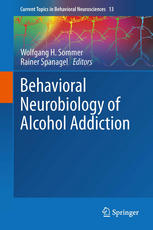 Behavioral Neurobiology Of Alcohol Addiction 1st Edition George F Koob Auth