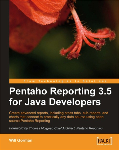 Pentaho Reporting 35 For Java Developers Will Gorman