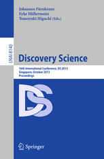 Discovery Science 16th International Conference Ds 2013 Singapore October 69 2013 Proceedings 1st Edition Prem Raj Adhikari