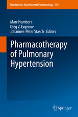 Pharmacotherapy Of Pulmonary Hypertension 1st Edition Marc Humbert