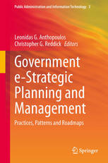 Government Estrategic Planning And Management Practices Patterns And Roadmaps 1st Edition Leonidas G Anthopoulos
