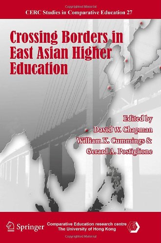 Crossing Borders In East Asian Higher Education 2011th Edition David W Chapman