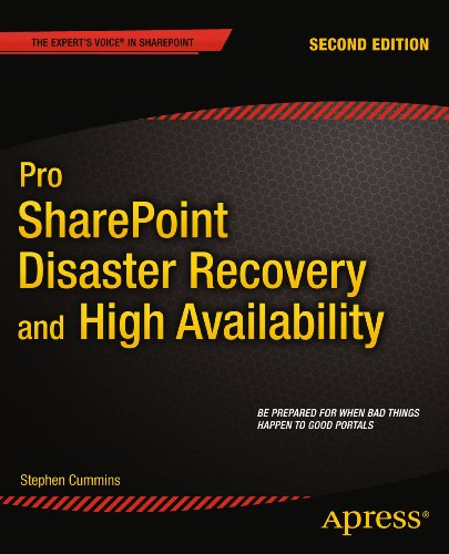 Pro Sharepoint Disaster Recovery And High Availability 2nd Stephen Cummins