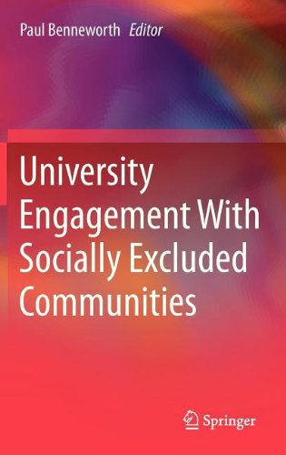University Engagement With Socially Excluded Communities 2013th Edition Paul Benneworth