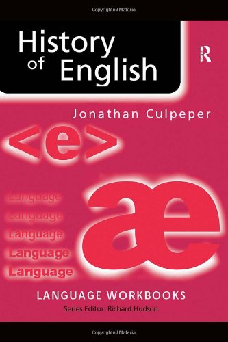 History Of English 2nd Jonathan Culpeper