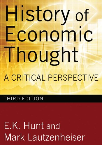 History Of Economic Thought A Critical Perspective 3rd E K Hunt