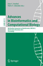 Advances In Bioinformatics And Computational Biology 8th Brazilian Symposium On Bioinformatics Bsb 2013 Recife Brazil November 37 2013 Proceedings 1st Edition Fabian Amman