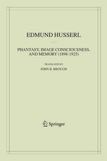 Phantasy Image Consciousness And Memory 18981925 1st Edition Rudolf Bernet Eds