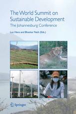 The World Summit On Sustainable Development The Johannesburg Conference 1st Edition L Hens