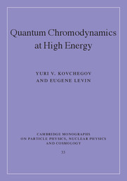 Quantum Chromodynamics At High Energy Yuri V Kovchegov Eugene Levin