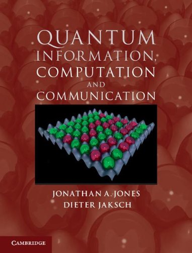 Quantum Information Computation And Communication Jonathan A Jones