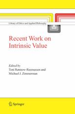 Recent Work On Intrinsic Value 1st Edition R M Chisholm Auth