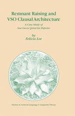 Remnant Raising And Vso Clausalarchitecture 1st Edition Felicia Lee Eds