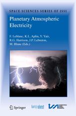 Planetary Atmospheric Electricity 1st Edition Rogermaurice Bonnet