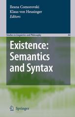 Existence Semantics And Syntax 1st Edition Ronnie Cann Auth