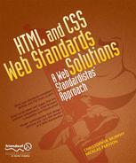 Html And Css Web Standards Solutions A Web Standardistas Approach 1st Edition Christopher Murphy