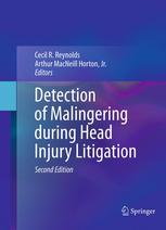 Detection Of Malingering During Head Injury Litigation 2nd Edition David Faust