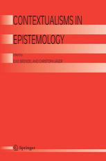 Contextualisms In Epistemology 1st Edition Elke Brendel Christoph Jger Auth