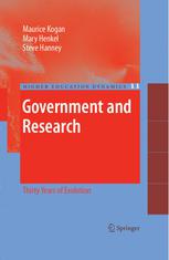 Government And Research Thirty Years Of Evolution 1st Edition Maurice Kogan
