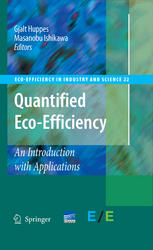 Quantified Ecoefficiency An Introduction With Applications 1st Edition Gjalt Huppes