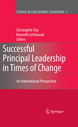Successful Principal Leadership In Times Of Change An International Perspective 1st Edition Kenneth Leithwood